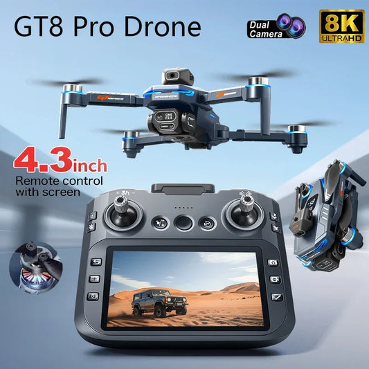 GT8 Drohne – 4K/8K Kamera, GPS, Brushless, Hinderniserkennung, 20 Min.