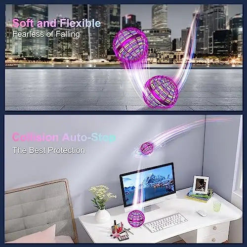 Roter Flying-Orb-Ball 2026 mit LED-Lichteffekt – Produktbild 24