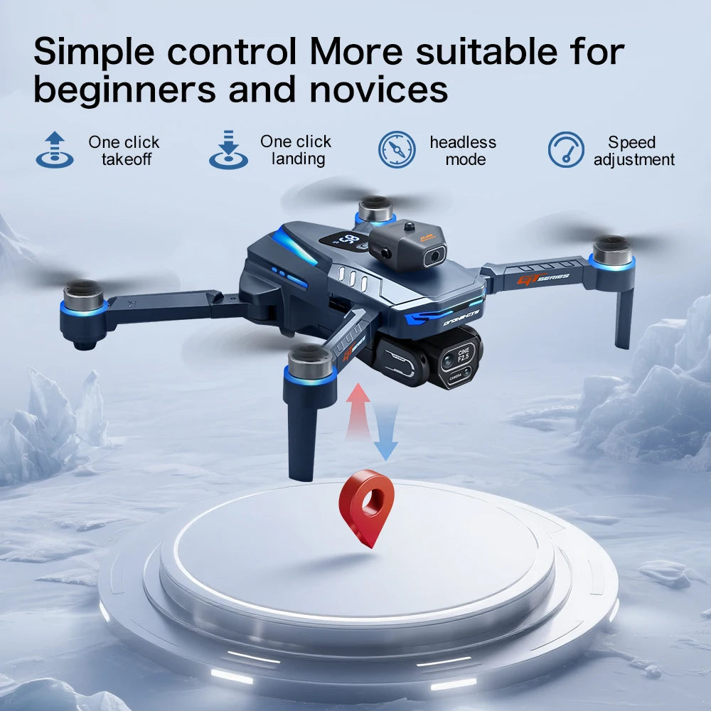 GT8 Drohne – 4K/8K Kamera, GPS, Brushless, Hinderniserkennung, 20 Min.