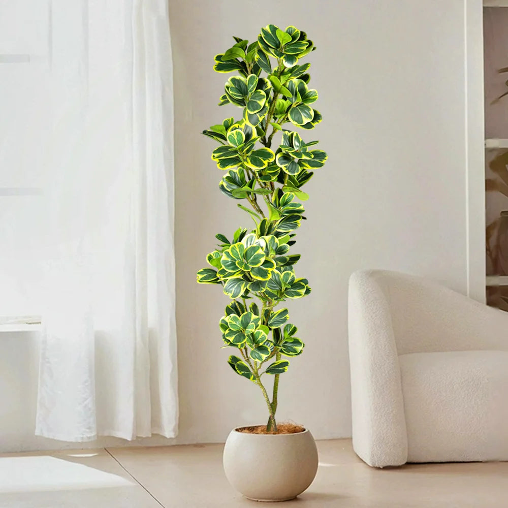 Kunstbaum Ficus – Realistische Kunstpflanze für Innen & Außen (76 cm / 115 cm)