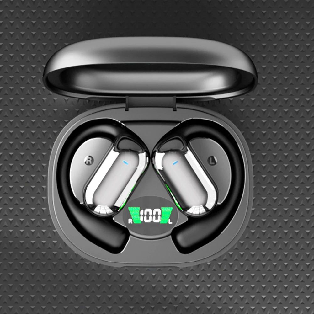 Open-Ear KI Übersetzer Earbuds – 144 Sprachen, Bluetooth 5.3, ENC, 8h Akku