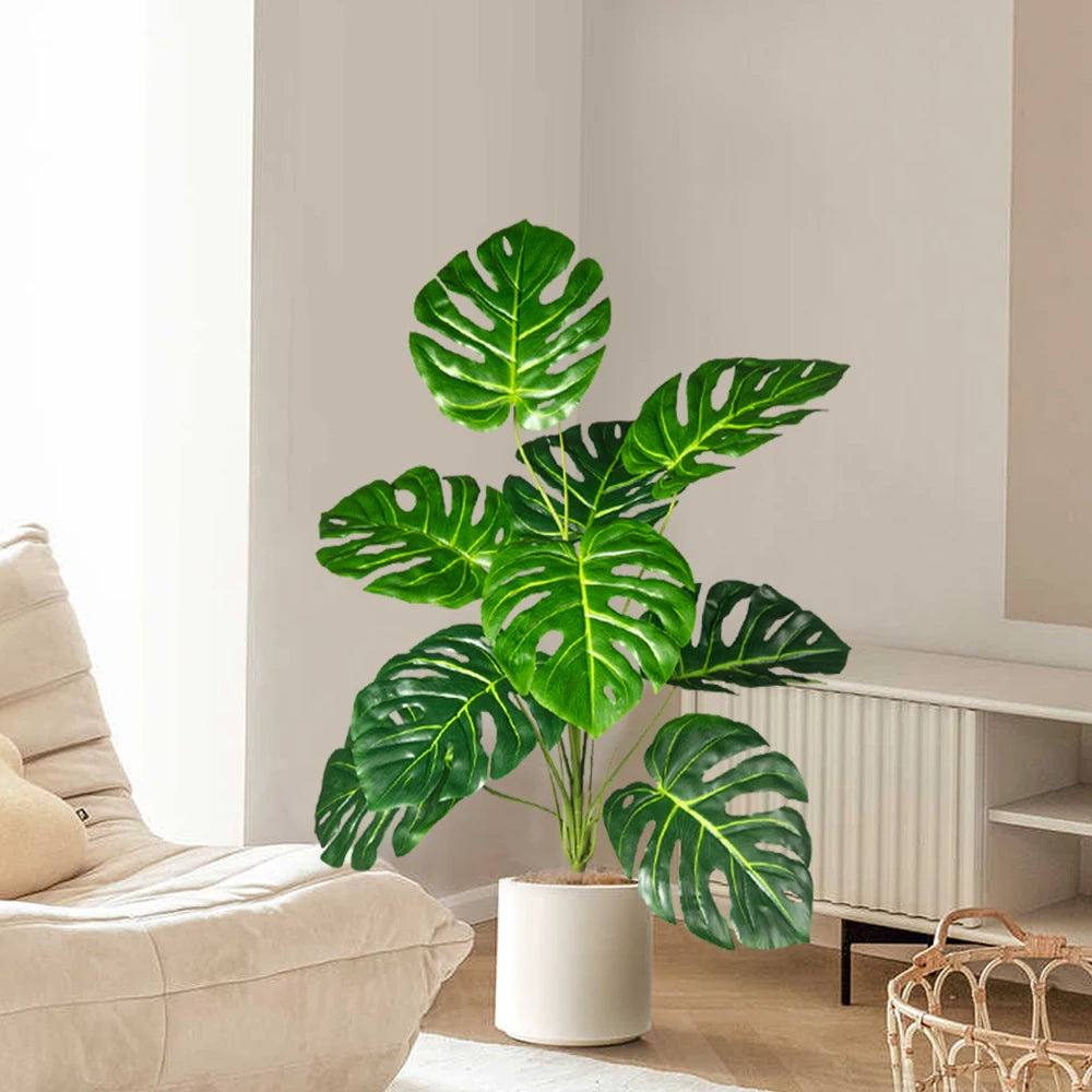 Künstlicher Monstera Baum 70–100 cm – Große Tropische Kunstpflanze