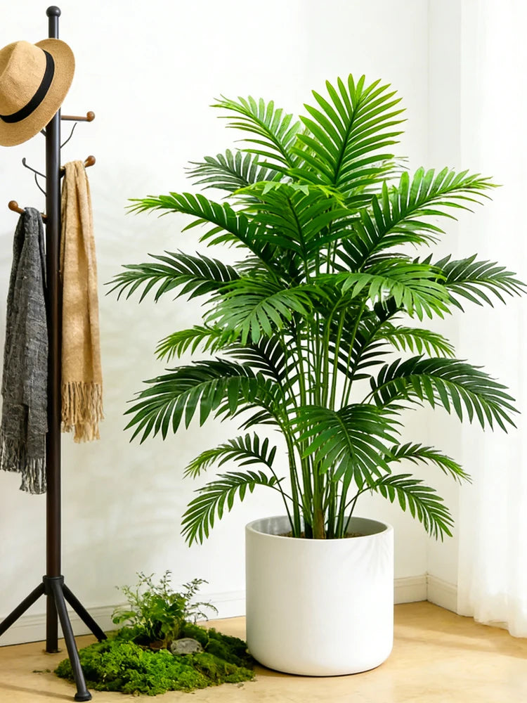 Kunstpalme Monstera – Tropische Dekopflanze für Innen & Außen (60–80 cm)