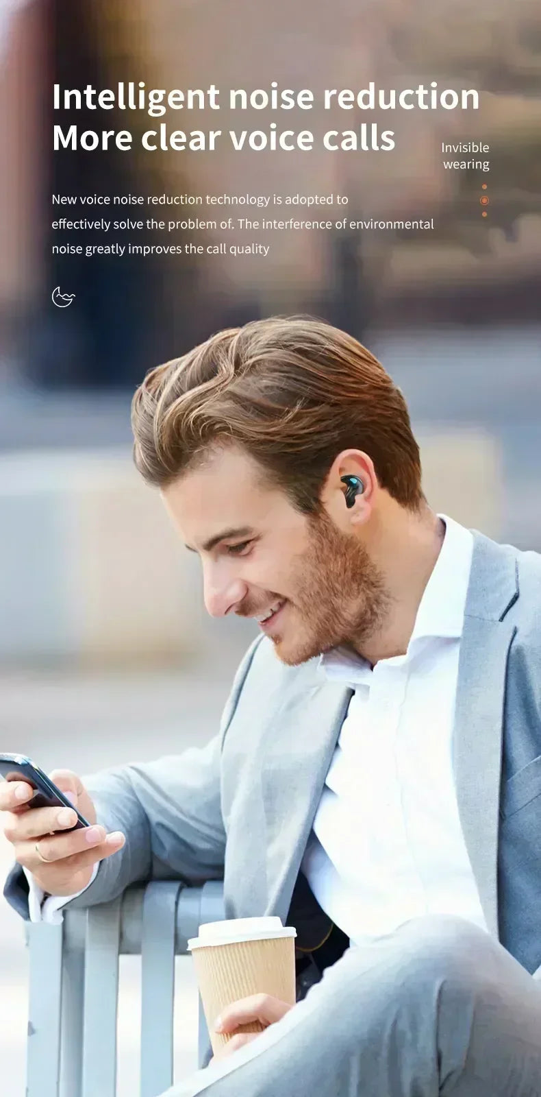 LISM TWS Bluetooth Earbuds – Kabellos, Noise Cancelling, NFC, wasserdicht & HiFi Sound