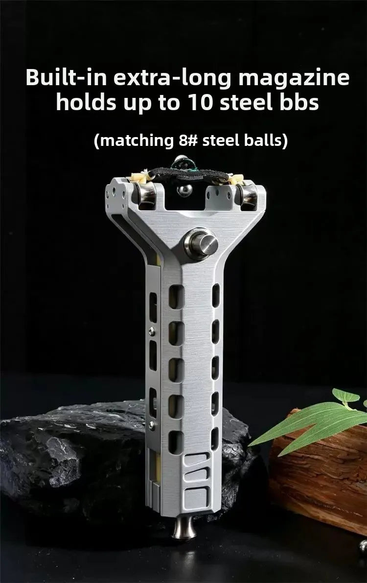Profi-Steinschleuder mit Automatik-Magazin – Halb Metall, Halb Kunststoff – Produktbild 14