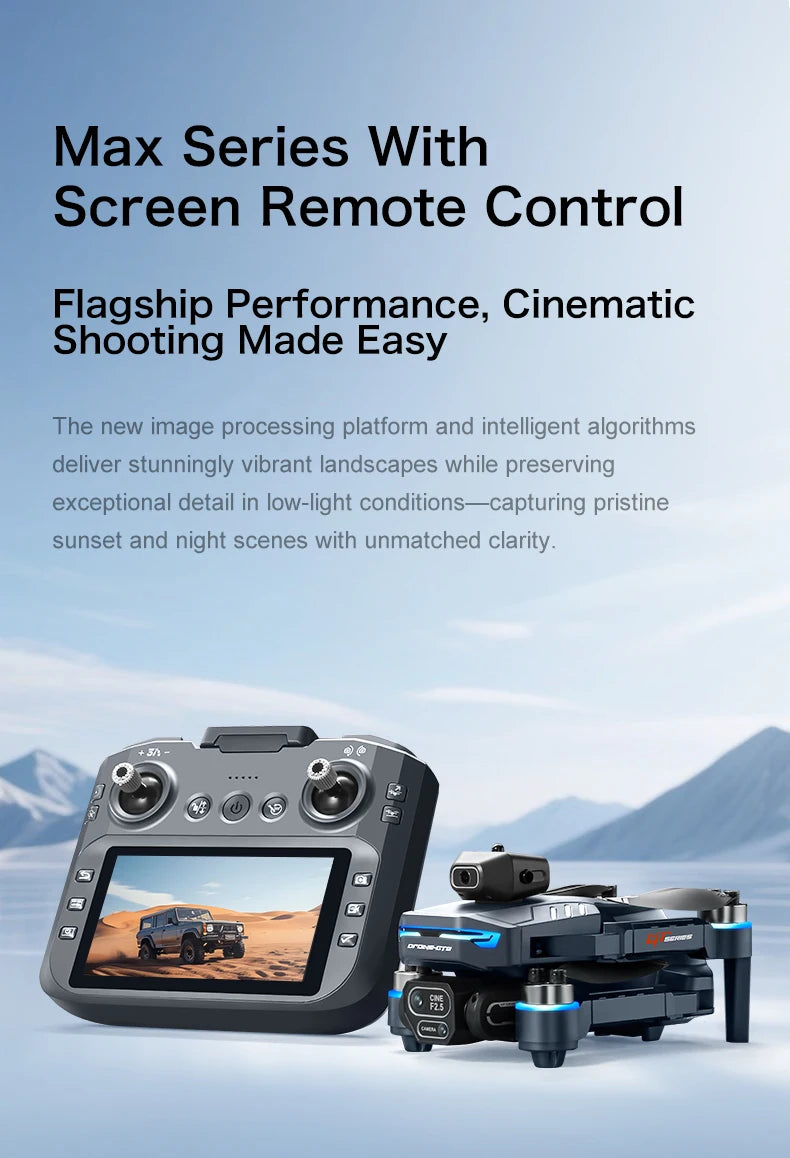 GT8 Drohne – 4K/8K Kamera, GPS, Brushless, Hinderniserkennung, 20 Min.