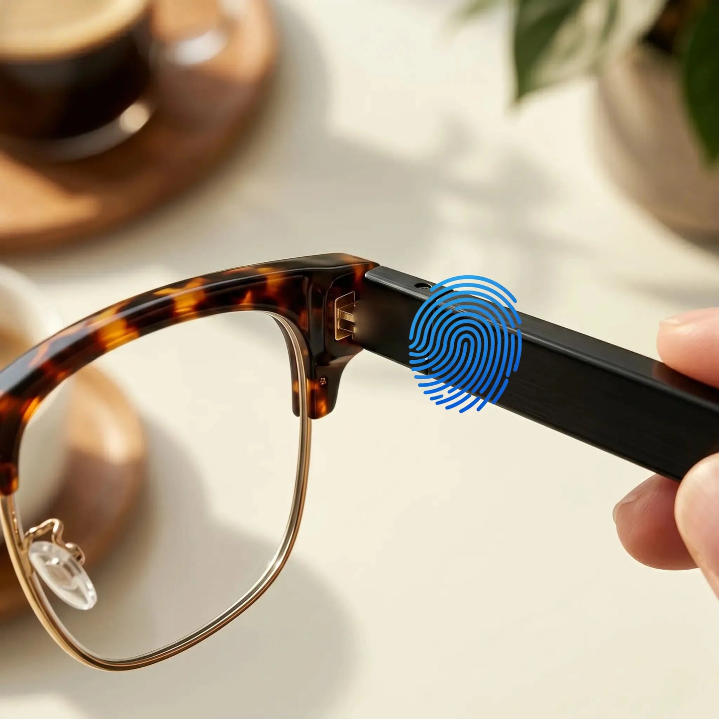 Smart Brille – Ultraleicht, Open-Ear Lautsprecher, Polarisierte Gläser, Bluetooth