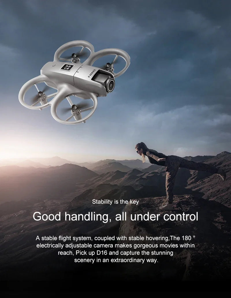 Lenovo D16 Drohne 8K GPS – Brushless Motor, Hinderniserkennung, Dual-Kamera & Optischer Fluss