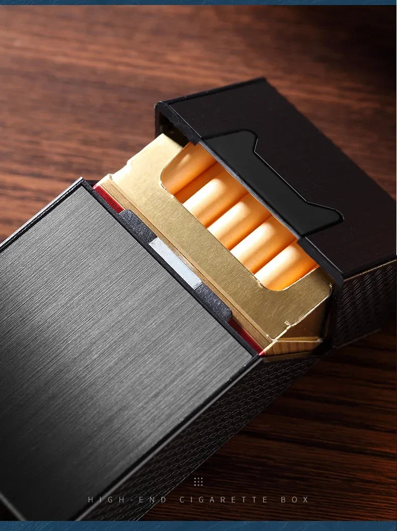 USB-Zigarettenetui für 20 Zigaretten mit elektrischem Lichtbogen-Feuerzeug – Produktbild 11