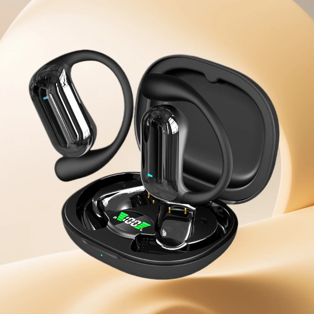 Open-Ear KI Übersetzer Earbuds – 144 Sprachen, Bluetooth 5.3, ENC, 8h Akku