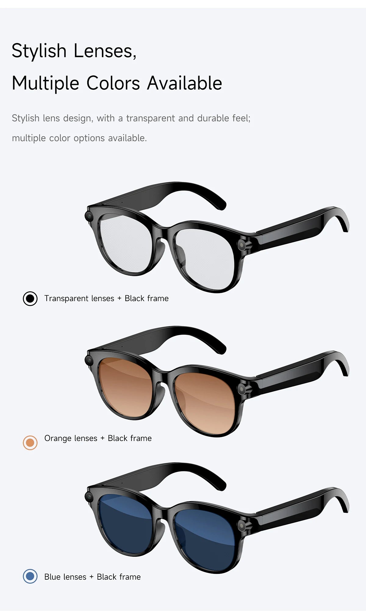 Lenovo AI Smart Glasses – Meeting Aufnahme, Übersetzung & Outdoor Sport