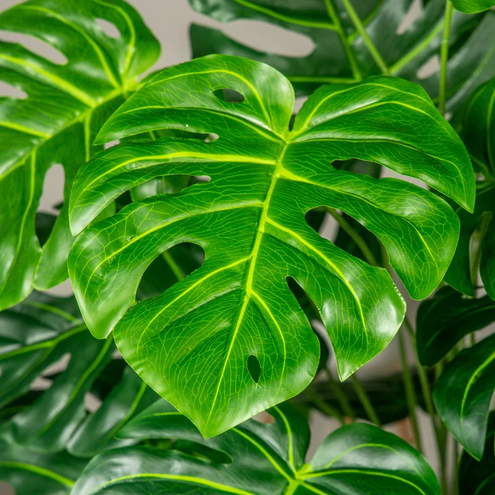 Kunstpflanze Monstera – Tropische Dekopflanze für Innen & Außen (70–100 cm)