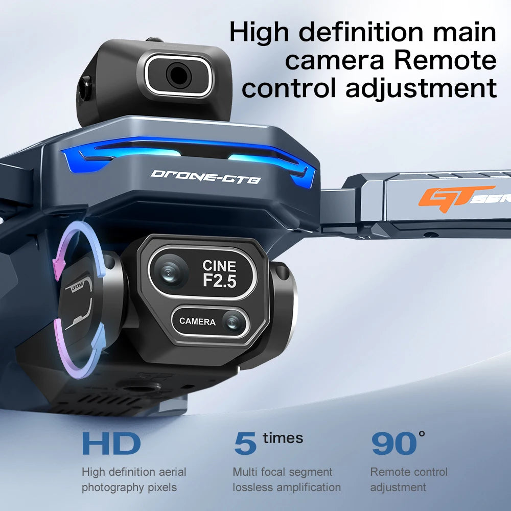 GT8 Drohne – 4K/8K Kamera, GPS, Brushless, Hinderniserkennung, 20 Min.