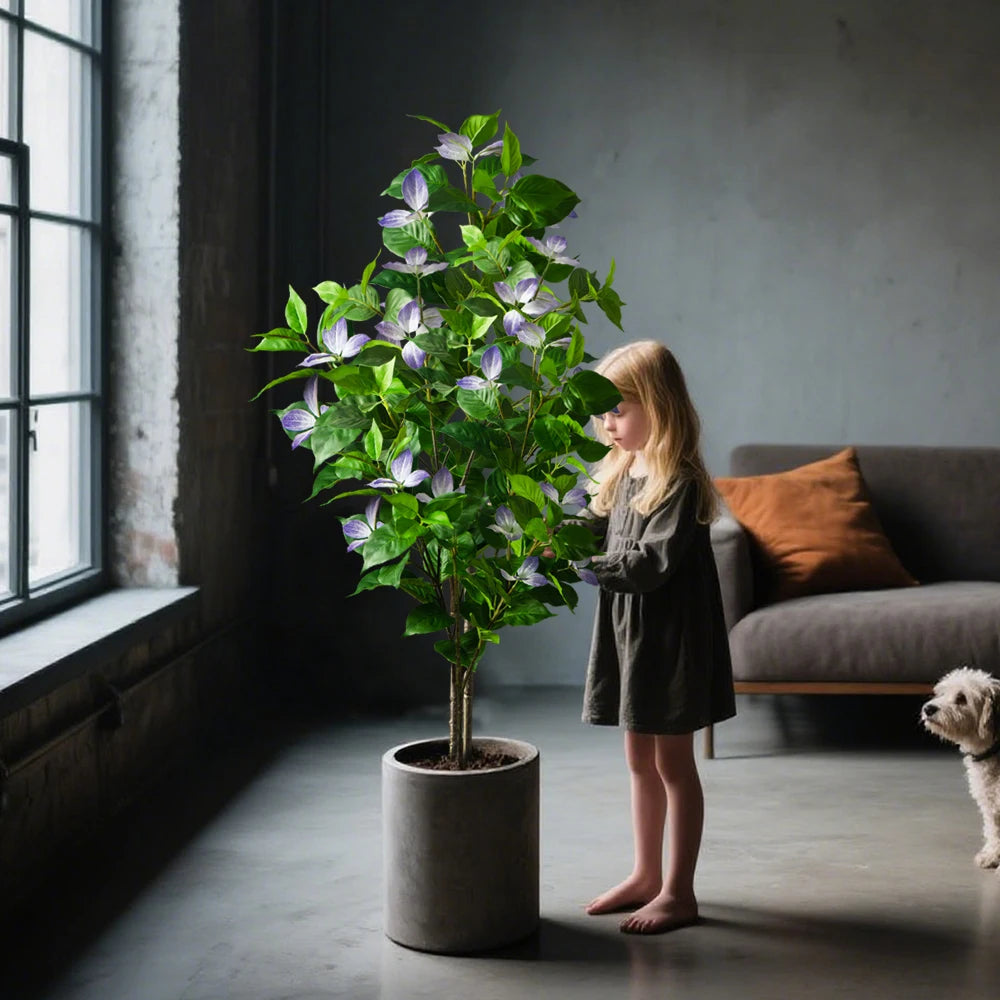 Großer Künstlicher Ficus Baum 82–144 cm – Magnolia & Banyan für Heim & Garten