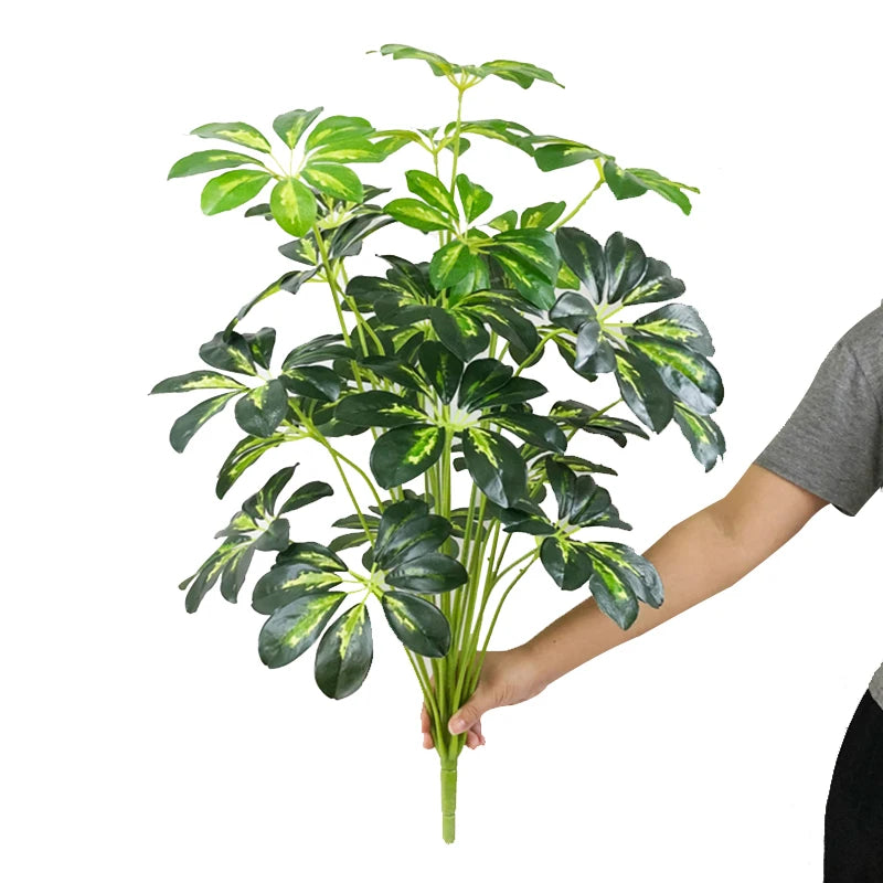 Kunstpflanze Monstera Schildblatt – Realistische Kunstblätter für Innen & Außen, Heimdeko