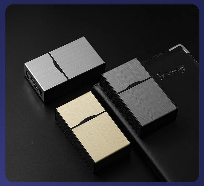 USB-Zigarettenetui für 20 Zigaretten mit Wolframdraht-Zündung – Produktbild 21