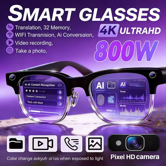 TAVYU W630 KI Smart Brille – Dual-Kamera, ChatGPT 4.0 & Bluetooth