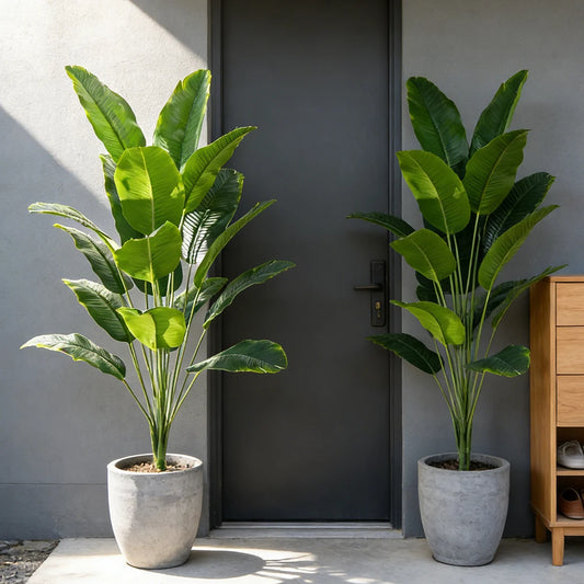 Künstlicher Bananenbaum 65–88 cm – Tropische Kunstpflanze für Heim & Garten