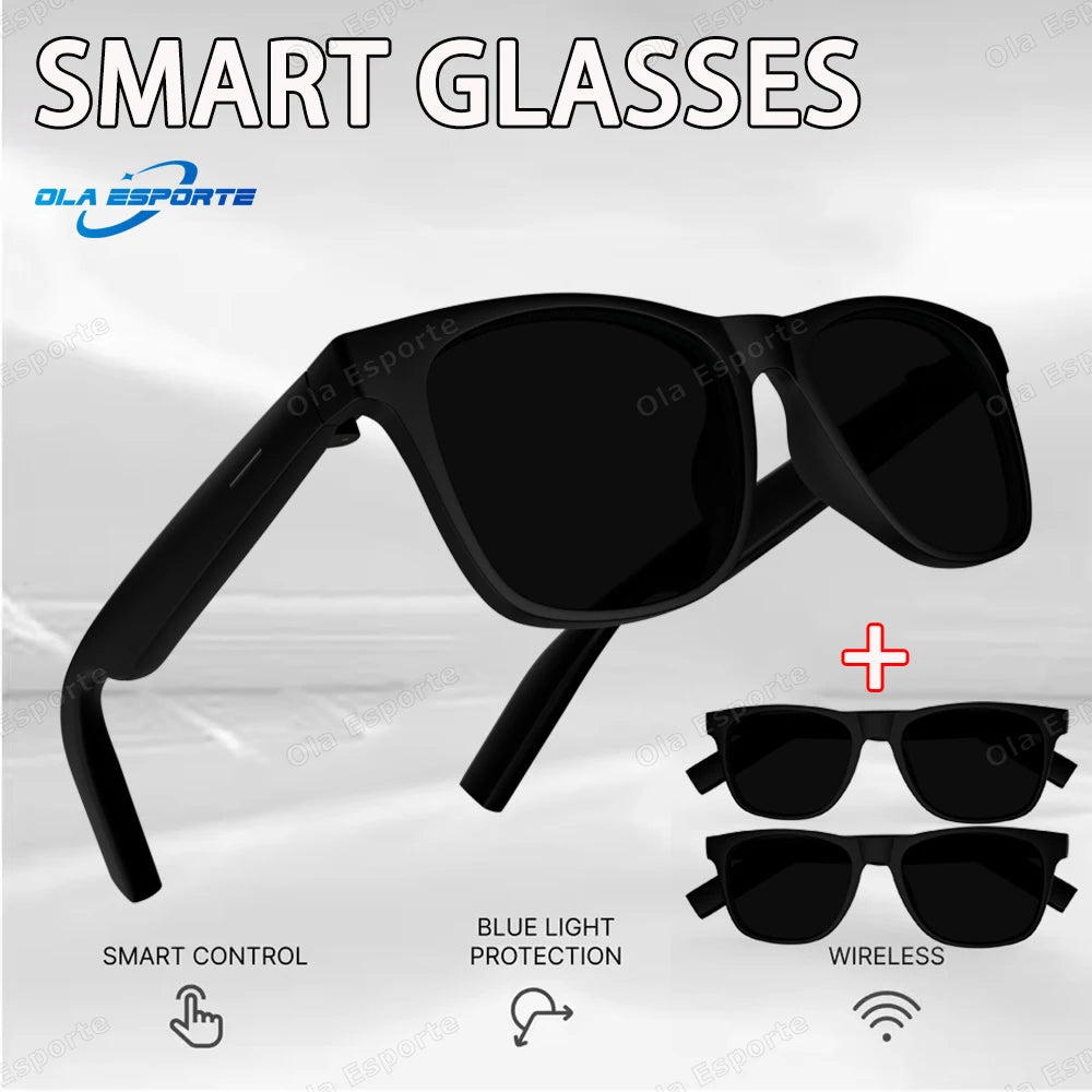 Smart Glasses Bluetooth – Anti-Blaulicht, Touch Control & Stereo Headset