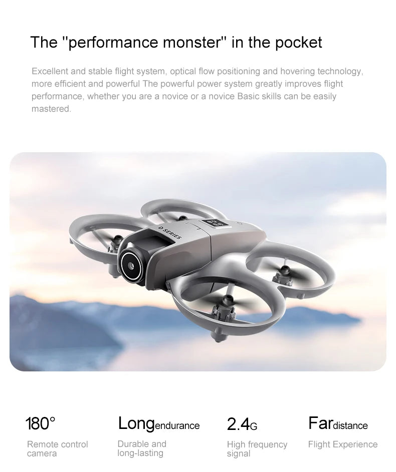 D16 8K Drohne – Dual Kamera, FPV, 5G WiFi & Hinderniserkennung