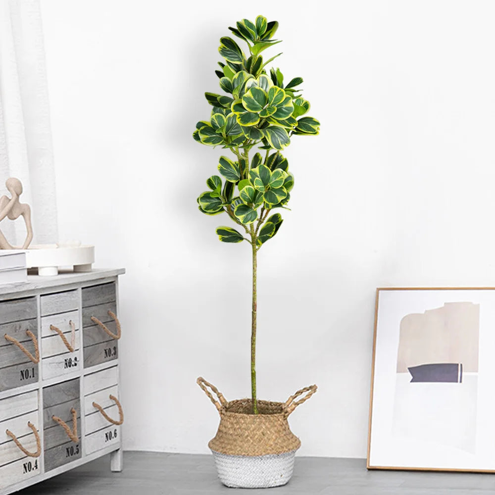Kunstbaum Ficus – Realistische Kunstpflanze für Innen & Außen (76 cm / 115 cm)