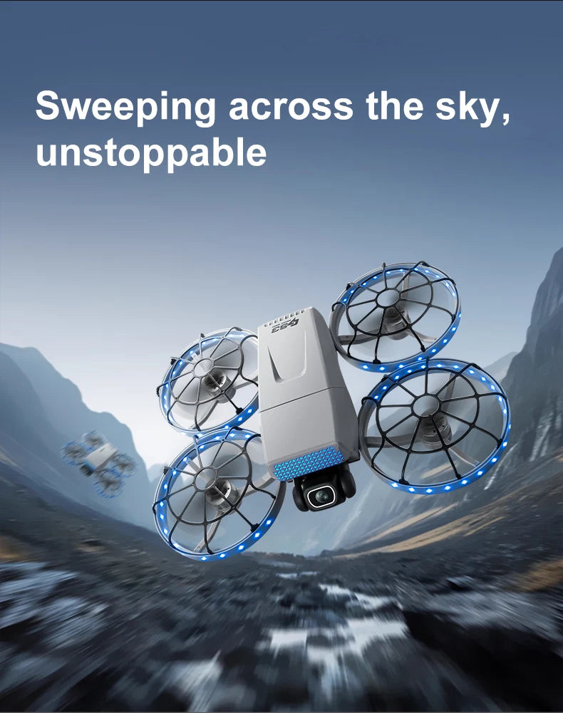 4K Profi-Drohne – 10km Reichweite, Brushless Motor, Servo-Gimbal & Dual-Kamera