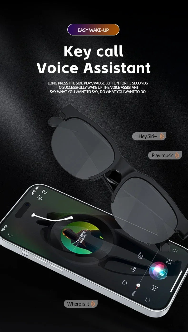 Lenovo XG88 Pro Bluetooth-Smart-Brille für Musik und Anrufe – Produktbild 16