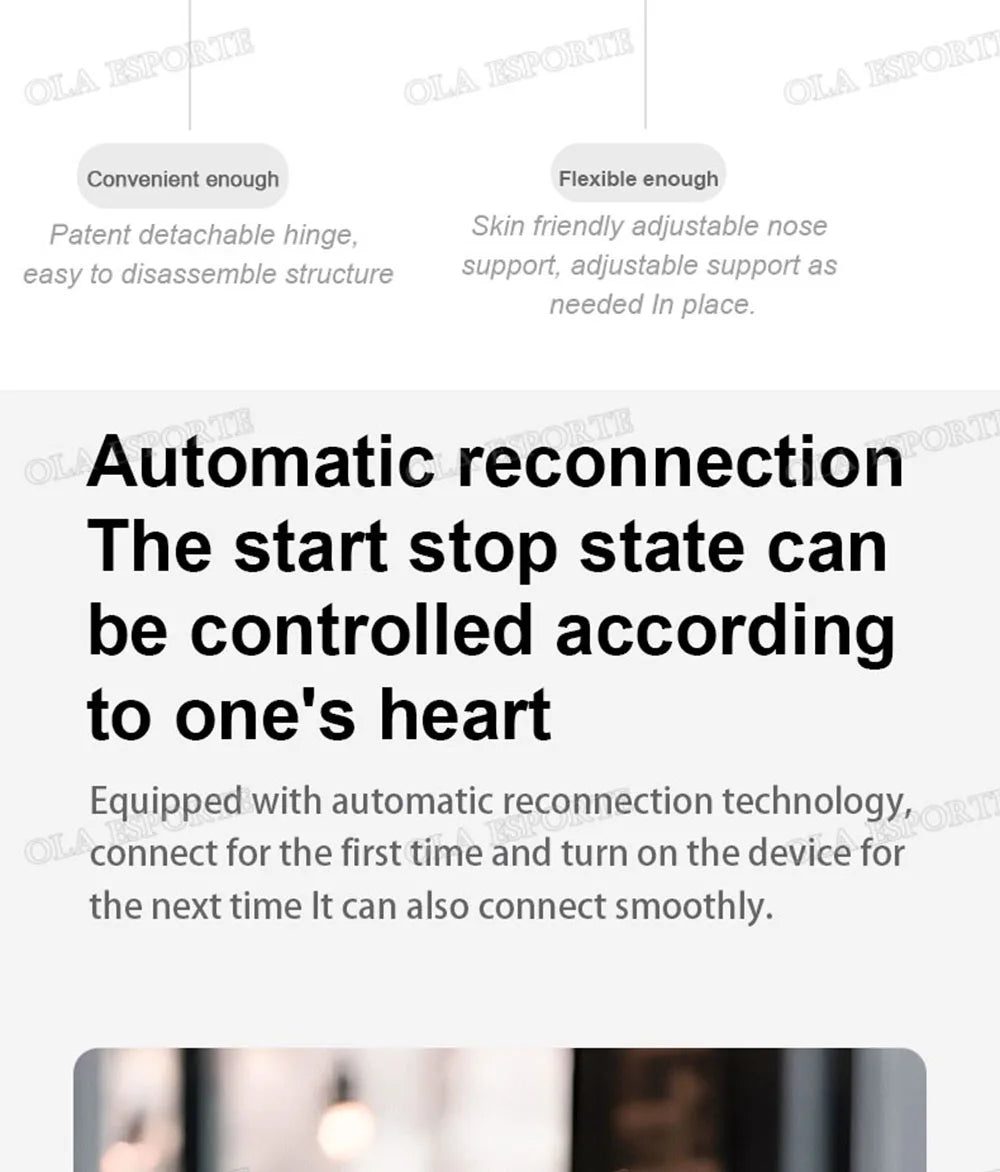 Smart Audio Brille – Bluetooth 5.3, Übersetzung in 144 Sprachen & 6h Akku