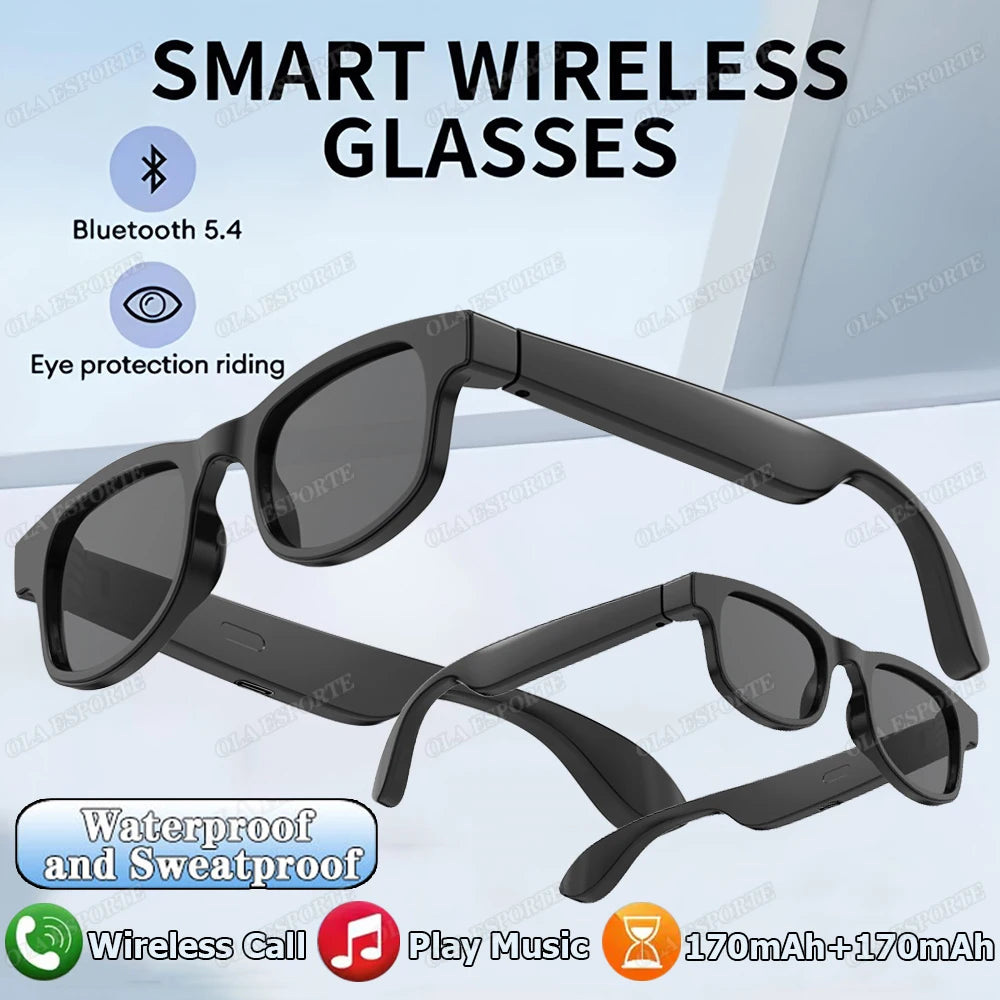 Smart Audio Brille – Bluetooth 5.4, Musik, Anrufe & Blaulichtschutz