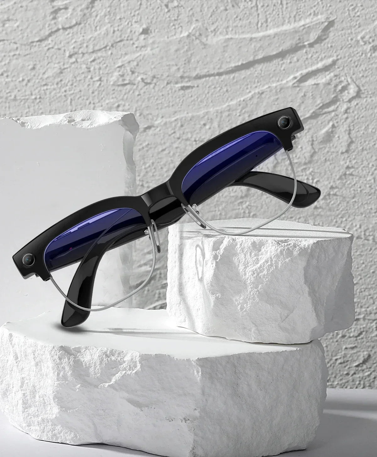 KI Smart Brille – 800W HD Kamera, Objekterkennung, KI-Übersetzung & Foto/Video