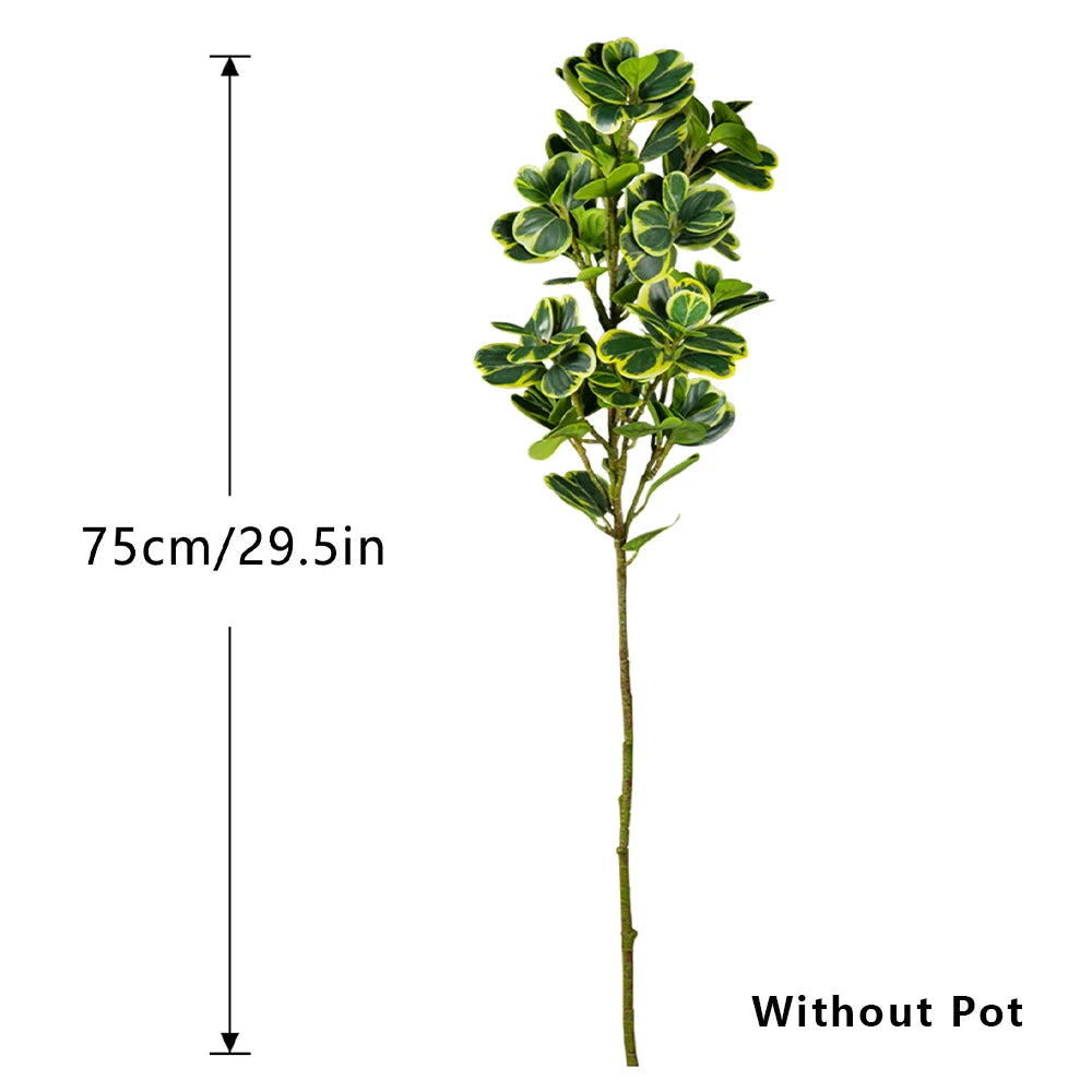 Kunstbaum Ficus – Realistische Kunstpflanze für Innen & Außen (76 cm / 115 cm)