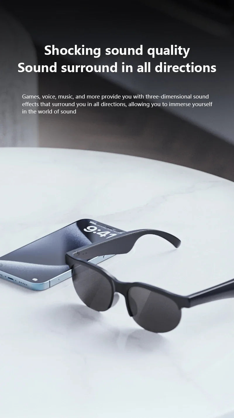 Lenovo XG89 Bluetooth-Smart-Brille für Musik und Anrufe – Produktbild 7