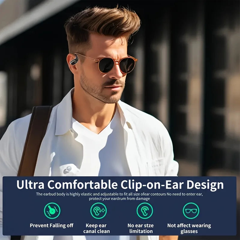 Übersetzer Earbuds 144 Sprachen – KI Echtzeit-Übersetzung, kabellose Bluetooth Kopfhörer für Business & Reisen
