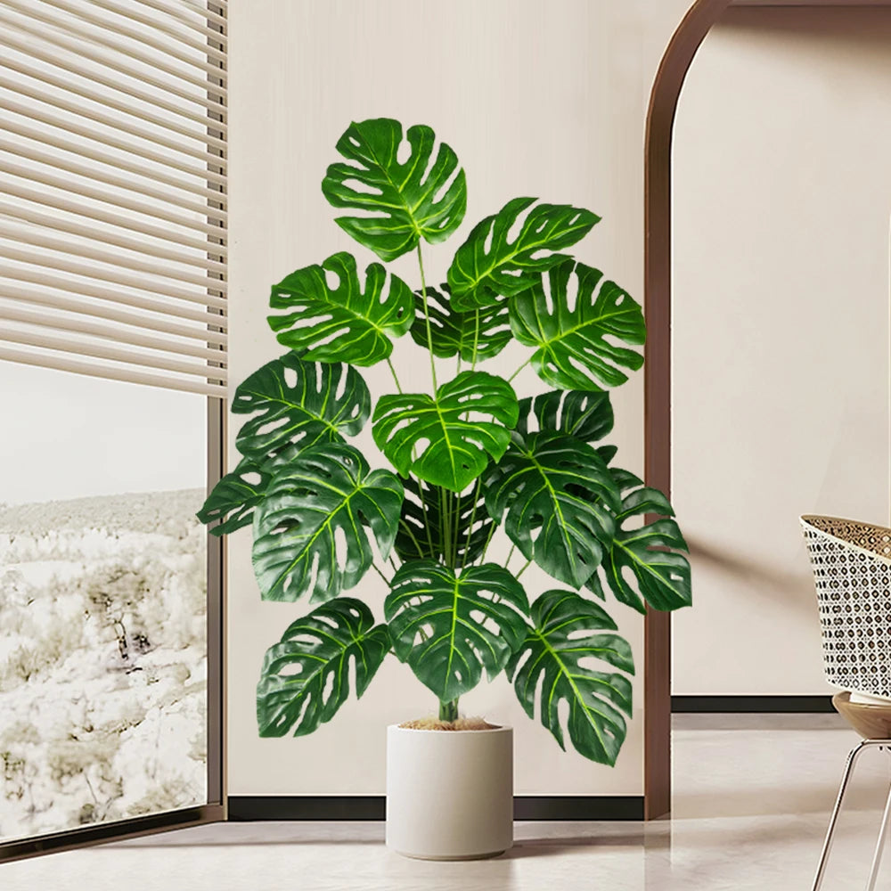 Künstlicher Monstera Baum 70–100 cm – Große Tropische Kunstpflanze