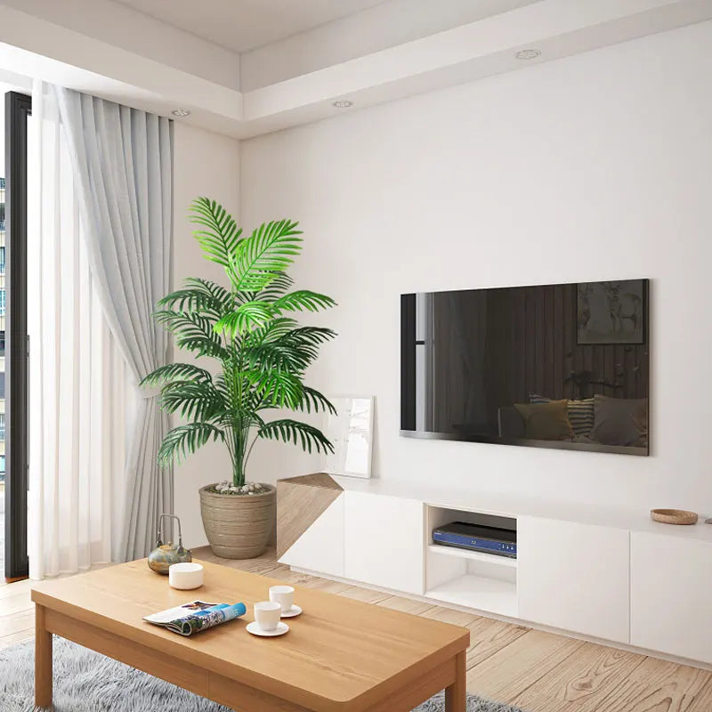 Künstliche Palme 90–120cm – Große Monstera Pflanze für Garten & Heim