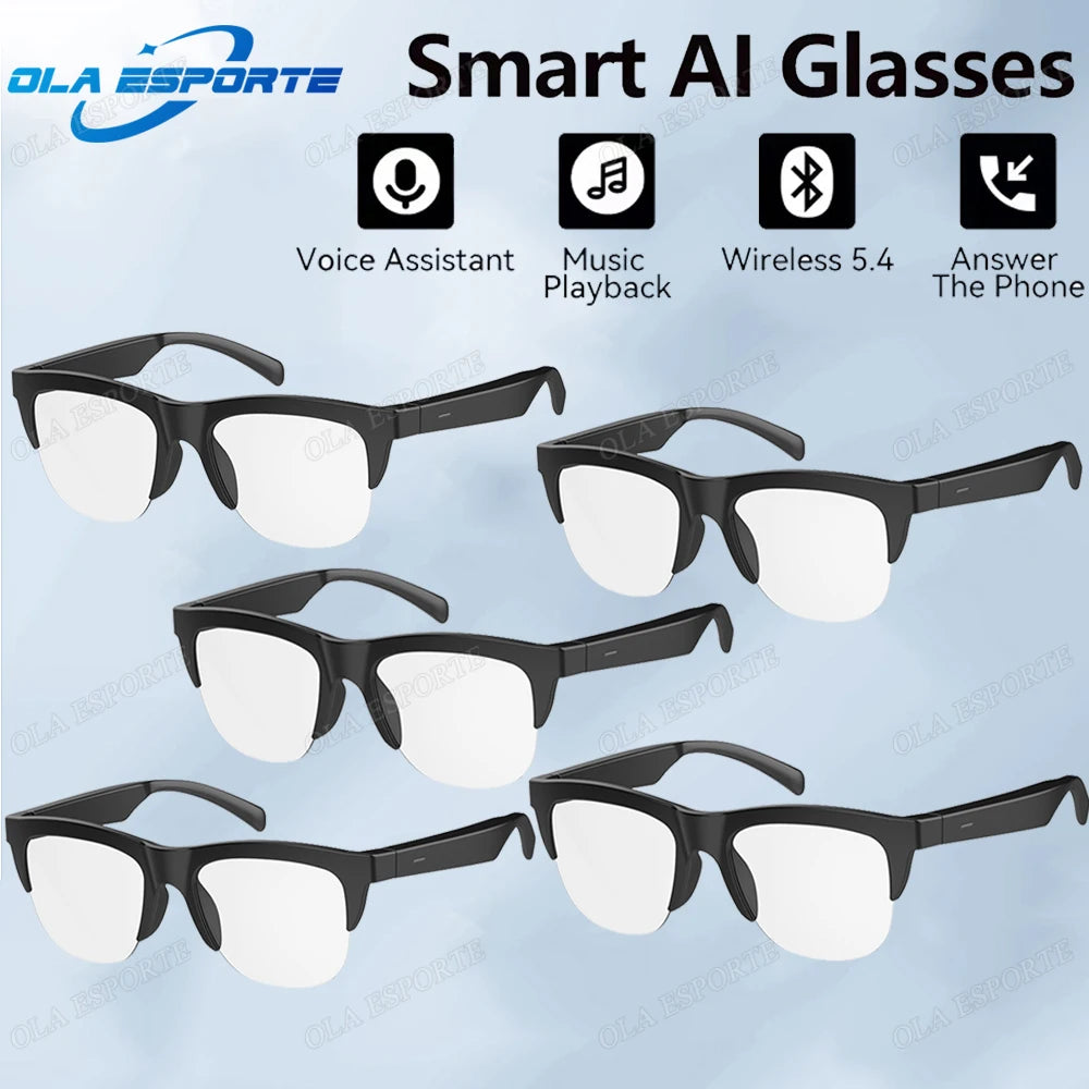 Bluetooth Sport Sonnenbrille – Musik, Anrufe, KI-Übersetzung & UV-Schutz