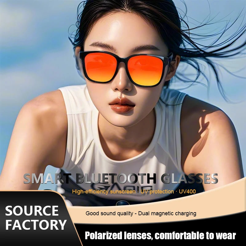 GS08 Smart-Brille Herren 2-in-1 – UV-Schutz, Polarisiert, Anti-Blaulicht & Musik