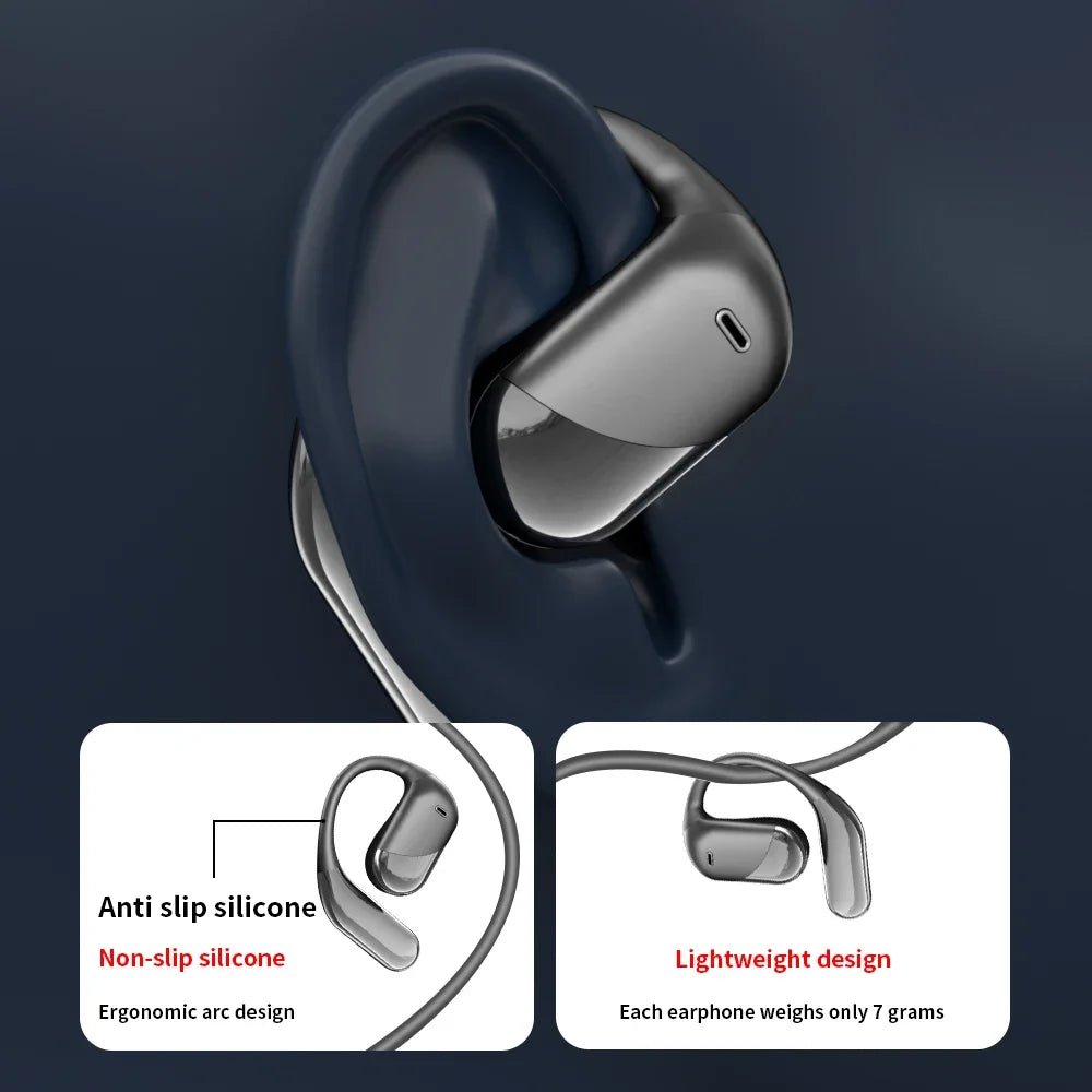 MONSTER Q16Pro KI Übersetzer-Ohrhörer – 144 Sprachen, OWS Open-Ear, 60h Akku, Bluetooth 5.4
