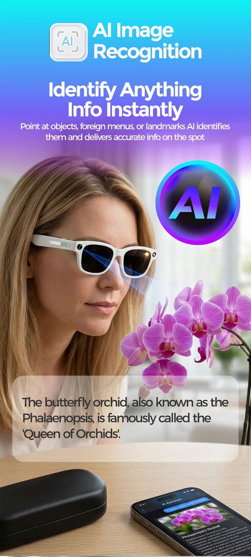 AI Smart Glasses 2026 – 8MP Dual-Kamera, 4K Video & KI-Übersetzung – Bild 10