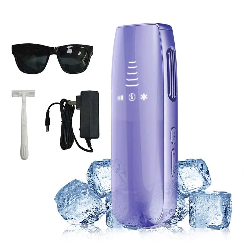 IPL Laser Haarentfernungsgerät – Schmerzlos, Rapid Ice Cooling, für Zuhause