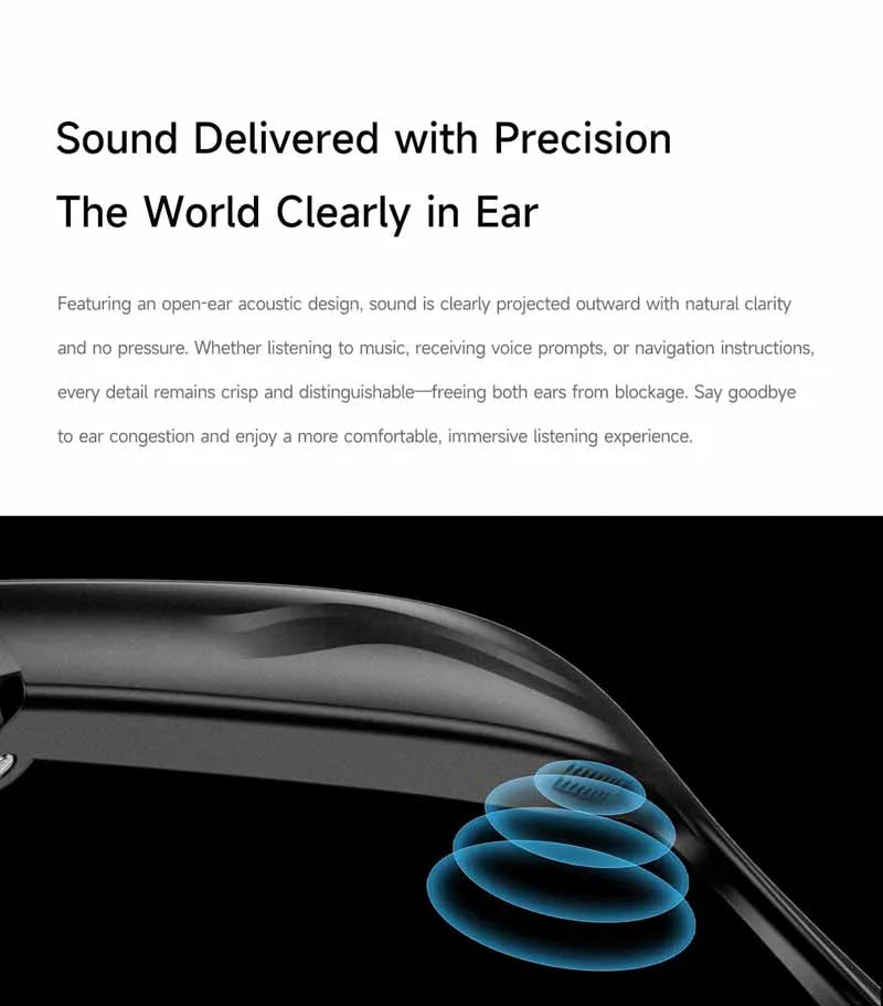 Xiaomi KI Smart Brille – 4K Kamera, ChatGPT & Bluetooth Audio Sonnenbrille