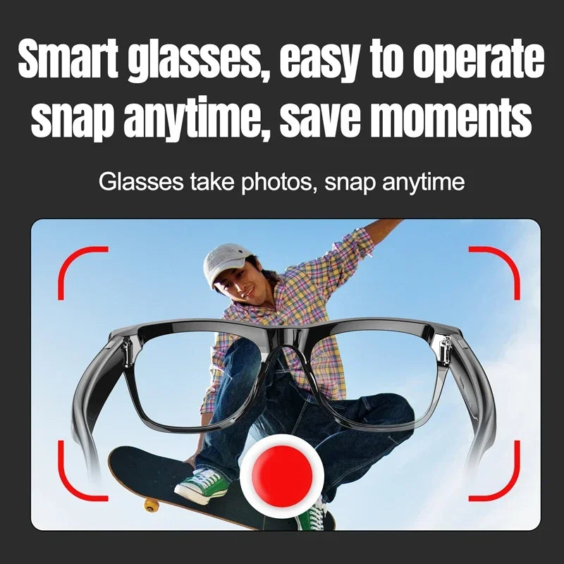 Lenovo Smart-Brille HD Photochrom – KI, Bluetooth, Musik, Übersetzung & Kamera