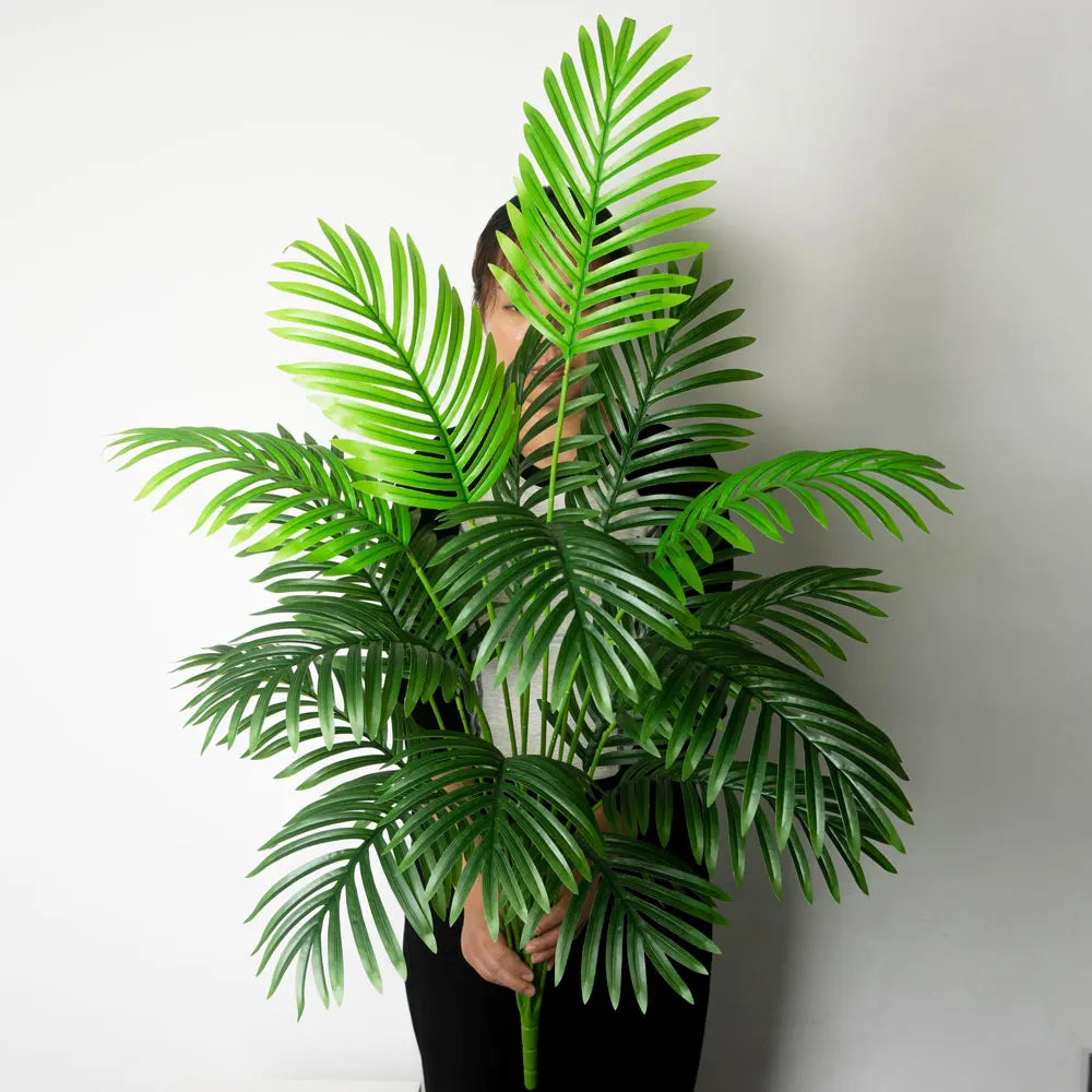 Künstliche Palme 90–120cm – Große Monstera Pflanze für Garten & Heim