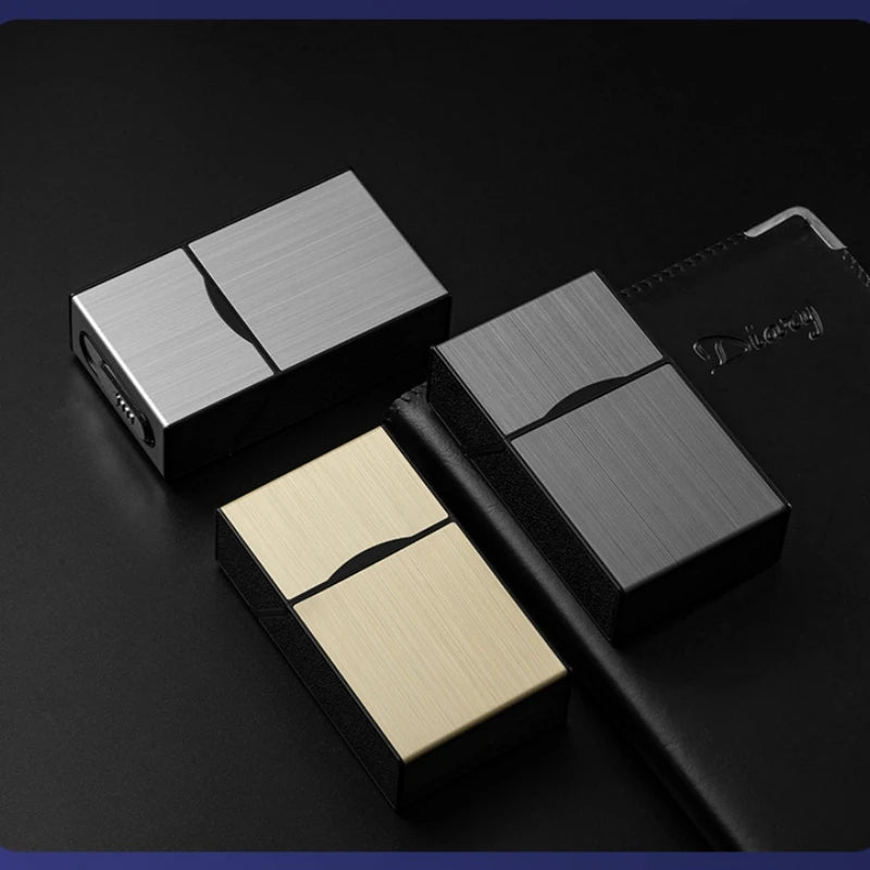 USB-Zigarettenetui für 20 Zigaretten mit Wolframdraht-Zündung – Produktbild 6