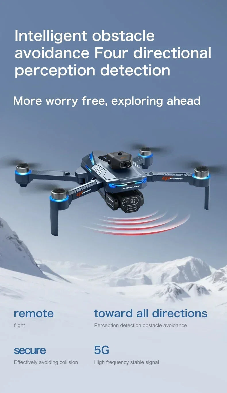 ELIGIPORT GT8 Kamera-Drohne – 4K HD, GPS, Brushless, Faltbar