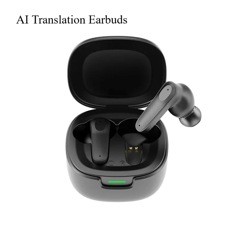 MONSTER Q16Pro KI Übersetzer-Ohrhörer – 144 Sprachen, OWS Open-Ear, 60h Akku, Bluetooth 5.4