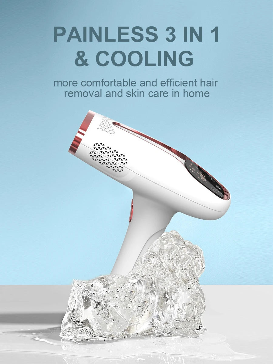 Vancostar IPL 3-in-1 – Haarentfernung, Hautverjüngung & Akne-Behandlung mit Ice-Cooling