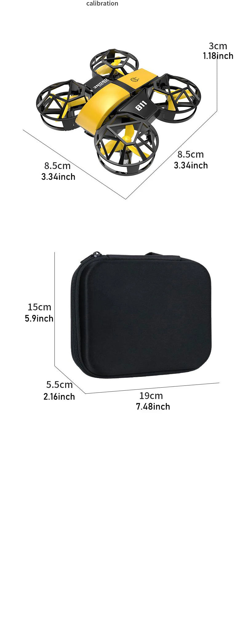 DWI D12 Mini Drohne mit Kamera – App-gesteuert, 4-Kanal, für Innen & Außen