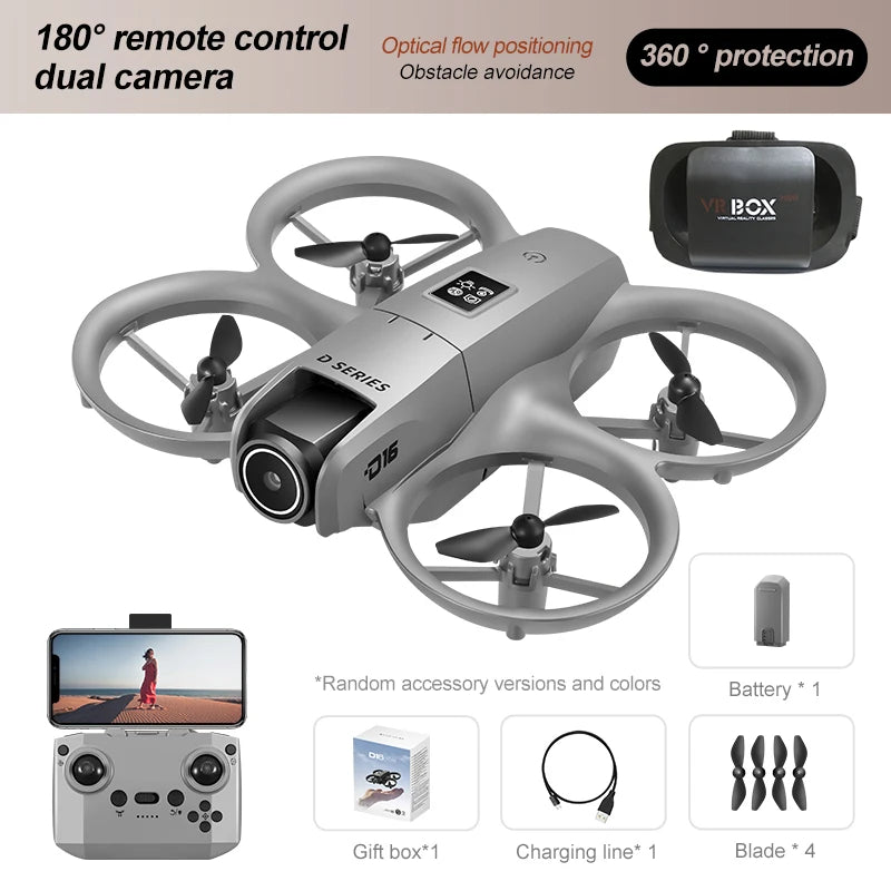 Lenovo D16 Drohne 8K GPS – Brushless Motor, Hinderniserkennung, Dual-Kamera & Optischer Fluss