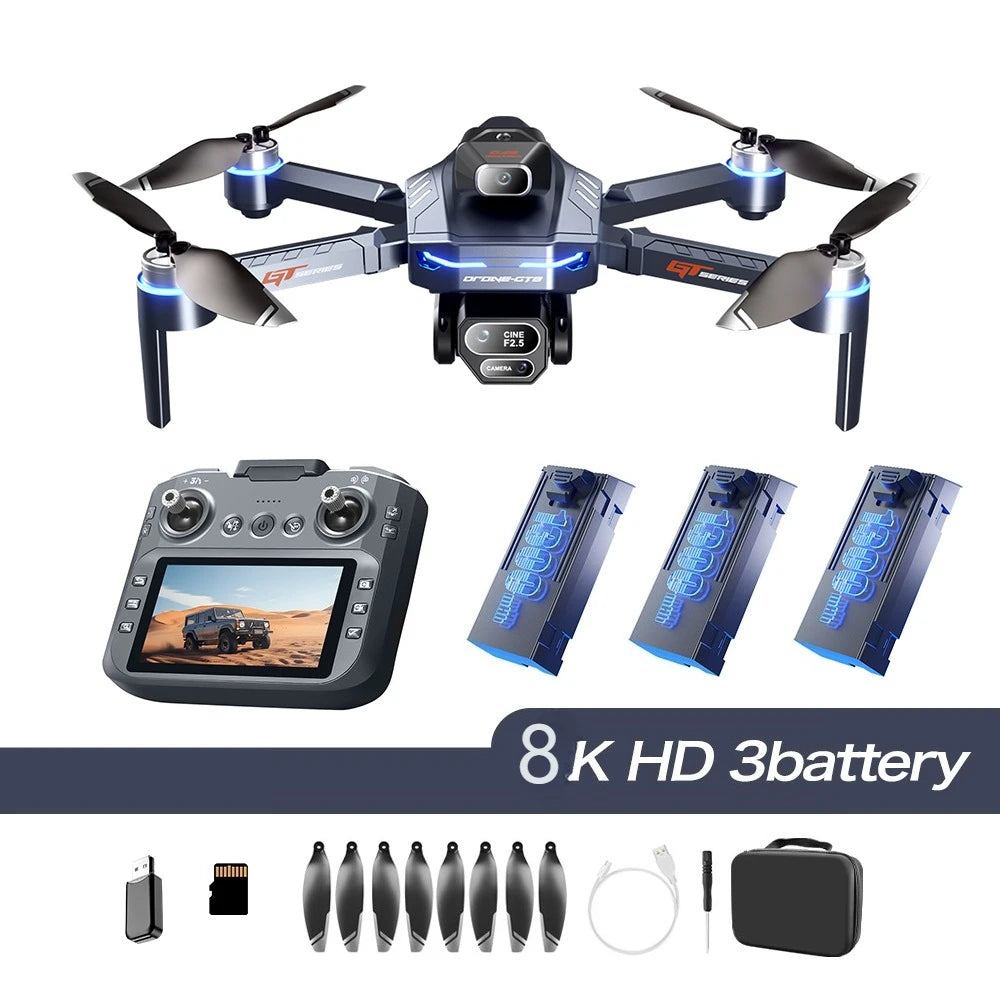ELIGIPORT GT8 Kamera-Drohne – 4K HD, GPS, Brushless, Faltbar